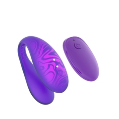 Парный вибромассажер TWEEN+, Purple с управлением через приложение.