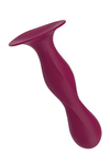 Фаллоимитатор Satisfyer Double Ball-R, силикон, бордовый, 18 см